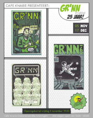 Stripblad GR'NN 25 jaar!