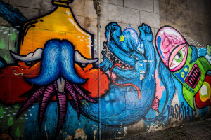 Muzikale route langs street art en graffiti