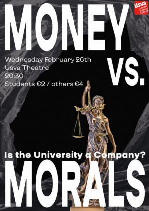 Money vs. Morals: is the University a Company?